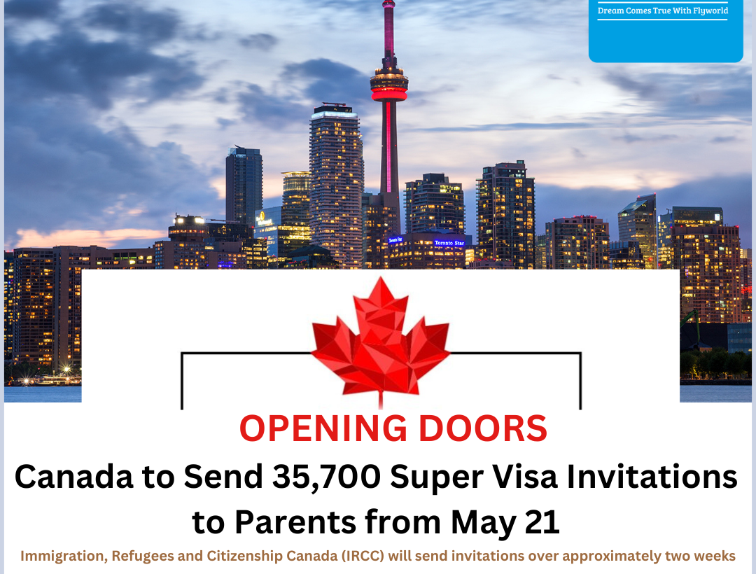 COUNTDOWN BEGINS: From May 21, Canada opens its doors to 35,700 eager sponsors to reunite with parents and grandparents !!