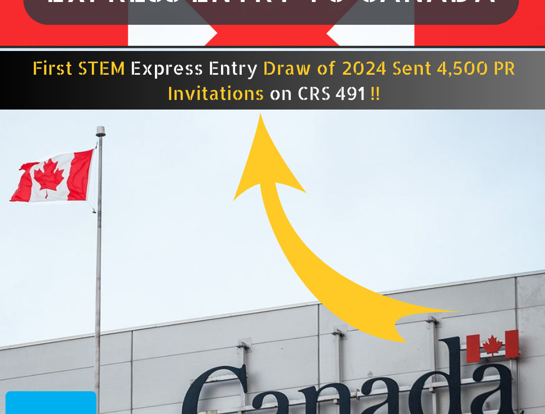 Big News: First STEM Express Entry Draw of 2024 Sent 4,500 PR Invitations